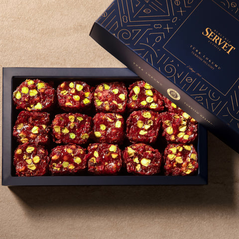 Narlı Antep Fıstıklı Zereşkli Lokum 500g