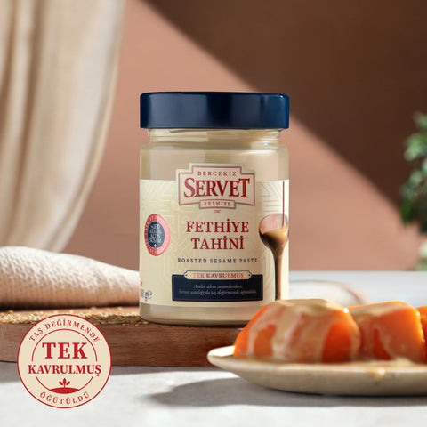 Tek Kavrulmuş Taze Servet Tahini - 300g
