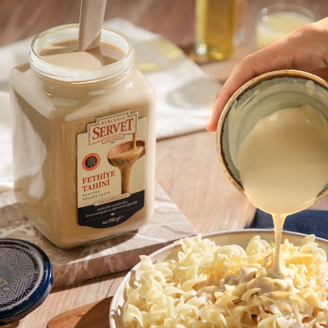 Tek Kavrulmuş Taze Servet Tahini - 950g 3'lü Paket