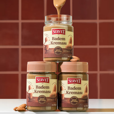 Servet Badem Kreması 315g 3'lü Paket