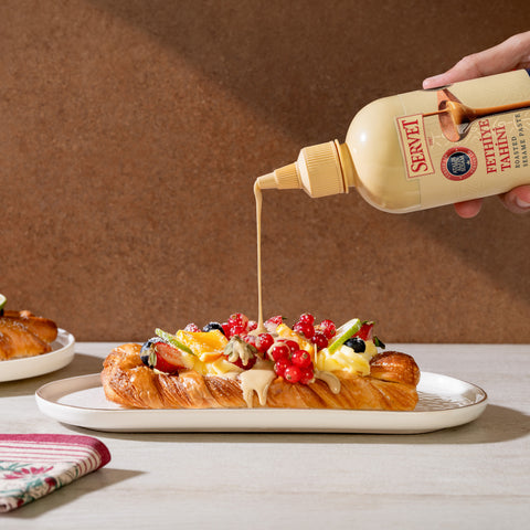 Tek Kavrulmuş Servet Tahini Pratik Sıkma Şişe - 500g