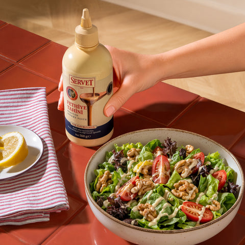 Tek Kavrulmuş Servet Tahini Pratik Sıkma Şişe - 500g