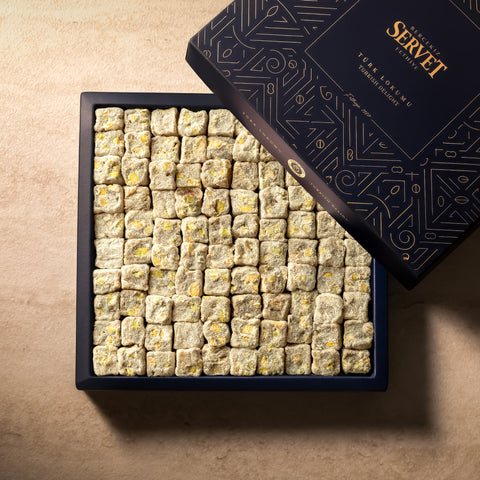 Antep Fıstıklı Çifte Kavrulmuş Lokum 1500g