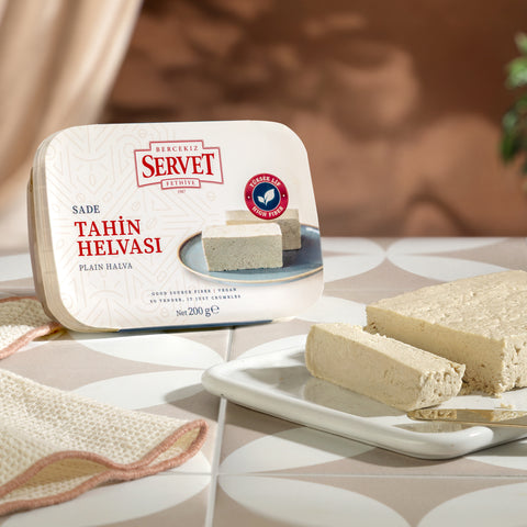 Rafine Şeker İlavesiz - Sade Taze Tahin Helvası 200g