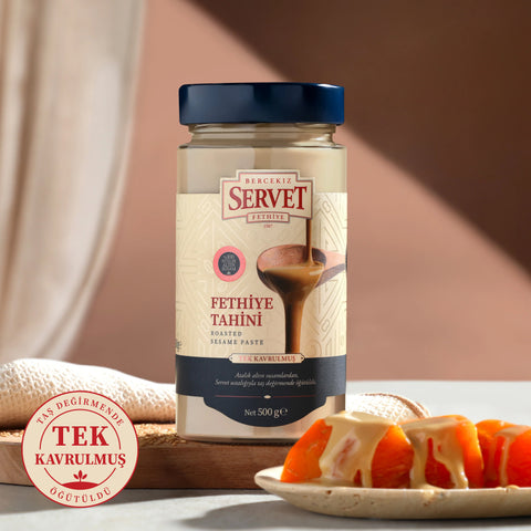 Tek Kavrulmuş Taze Servet Tahini - 500g