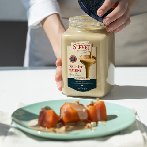 Tek Kavrulmuş Taze Servet Tahini - 950g