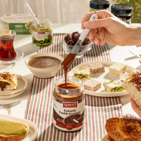 Servet Kakaolu Fındık Kreması 315g + Antep Fıstığı Kreması 200g