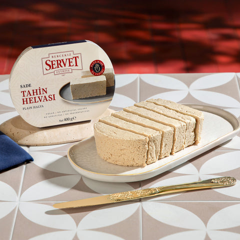 No Added Refined Sugar - Plain Fresh Tahini Halva 400g