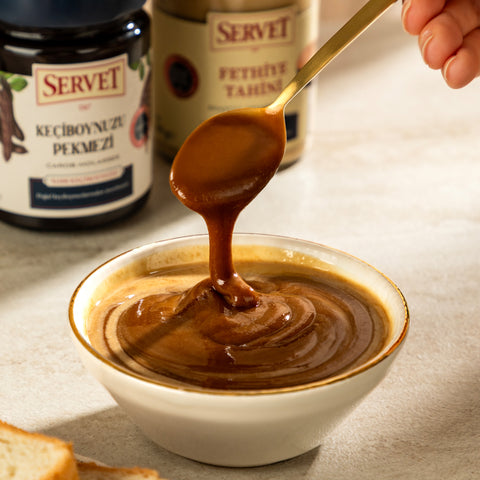 Servet Tahini 300g + Keçiboynuzu Pekmezi 400g