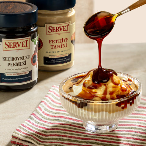 Servet Tahini 300g + Keçiboynuzu Pekmezi 400g
