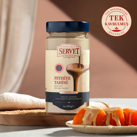 Tek Kavrulmuş Taze Servet Tahini - 500g