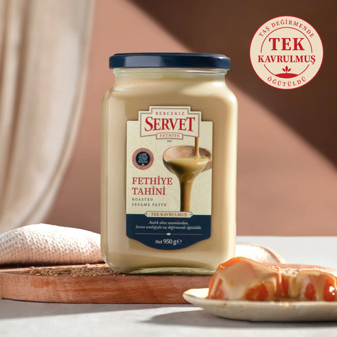 Tek Kavrulmuş Taze Servet Tahini - 950g